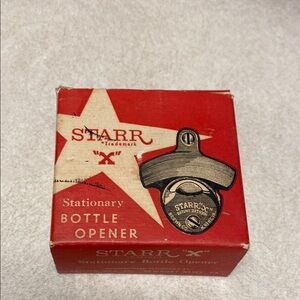 Starr X Stationary Bottle Opener in Red